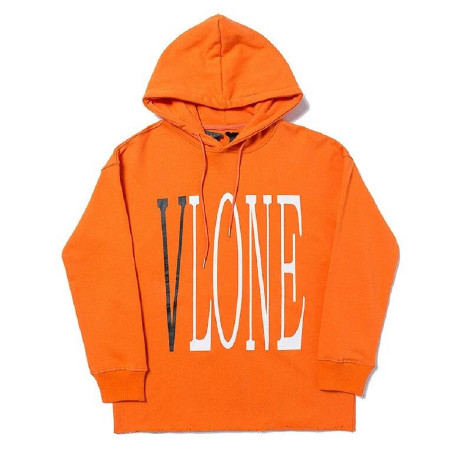 Sweat à Capuche Vlone Staple Classiche Orange Hommes | GWYP-65838296