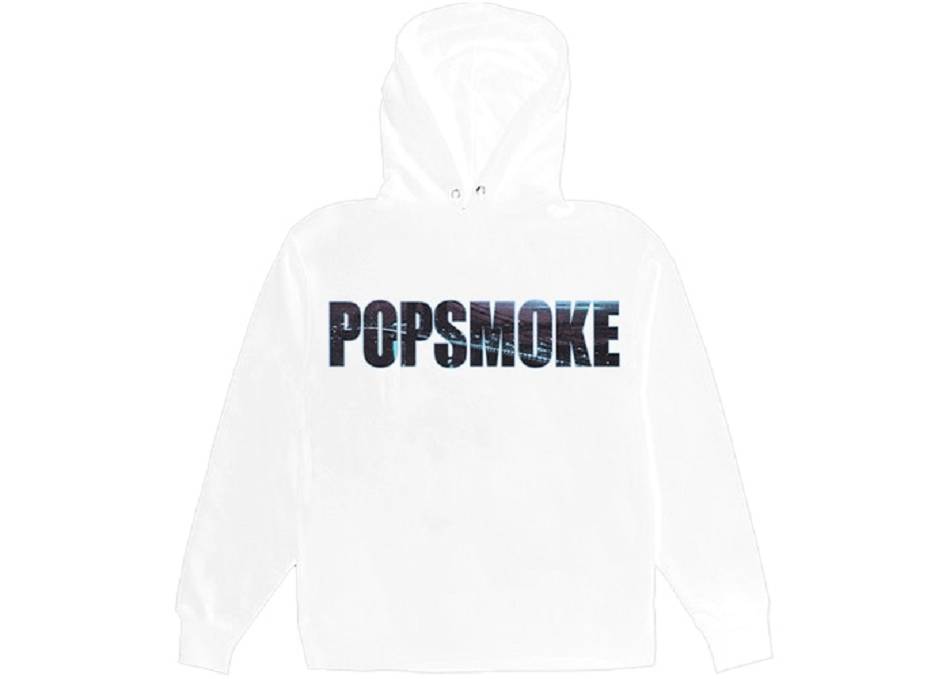 Sweat à Capuche Vlone VLONE Pop Smoke Wraith Blanche Hommes | XULR-38056890