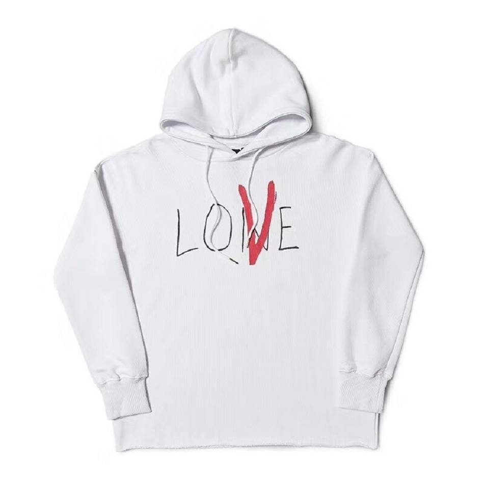 Sweat à Capuche Vlone Love Sell Trendy Graphique Blanche Hommes | BIWV-15208519