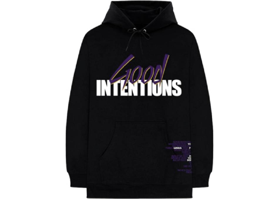 Sweat à Capuche Vlone Good Intentions Doves Noir Hommes | FHWD-63017647