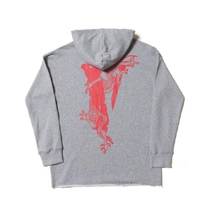 Sweat à Capuche Vlone Clot Dragon Grise Hommes | ZTQY-71056447