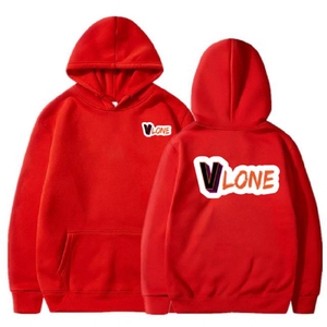 Sweat à Capuche Vlone Cute Modern Design Rouge Hommes | ALKC-73406951