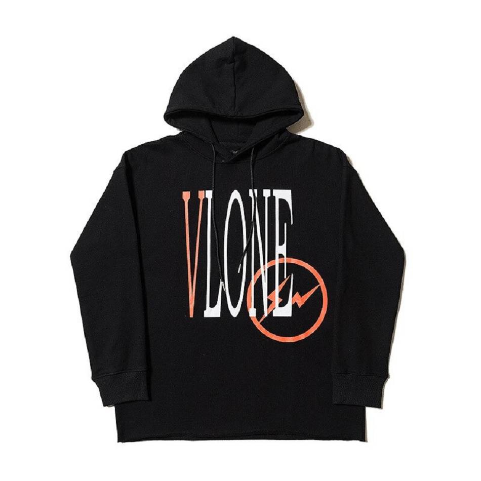 X-Fragment Vlone Bad Habits Harajuku Hoodie Plus Noir Unisex | PFQD-63322510