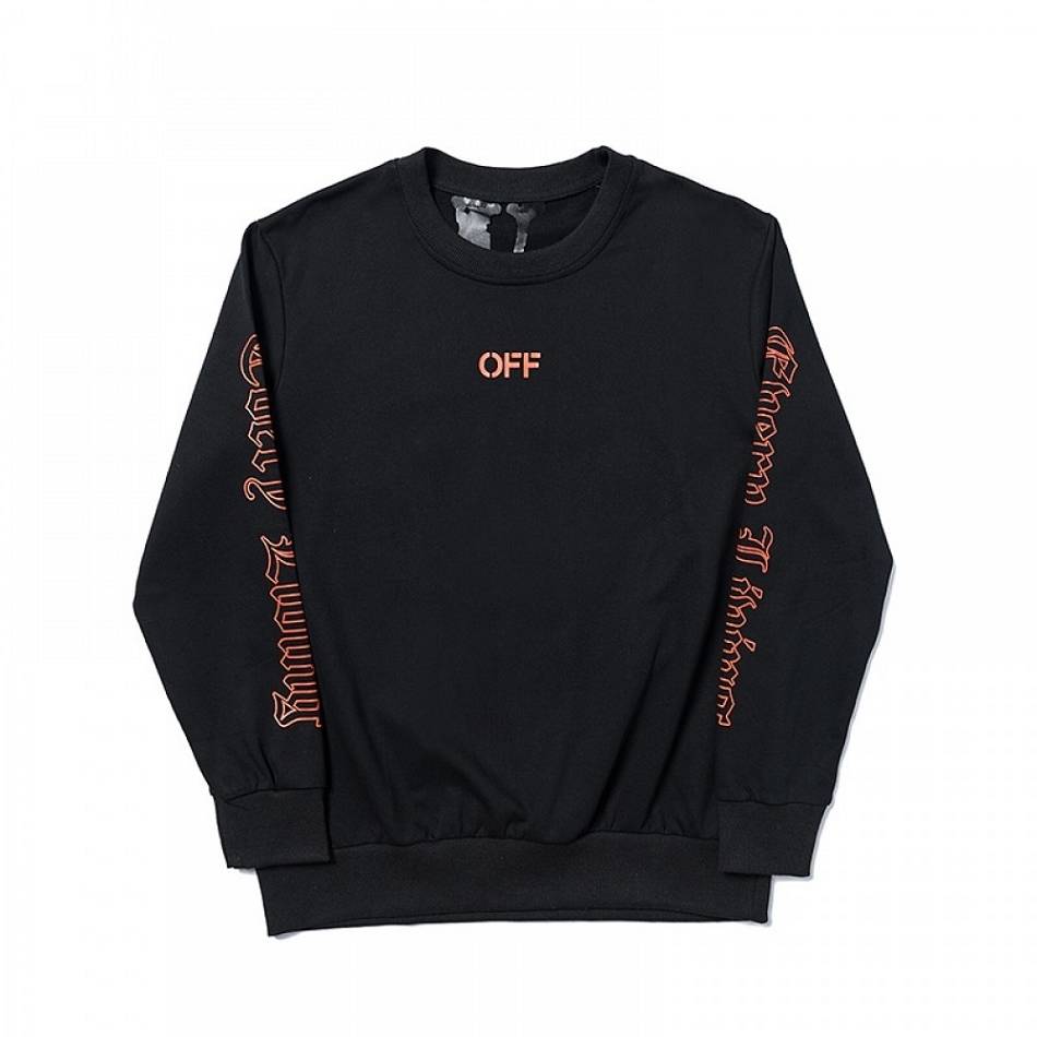 Off-White Vlone Sweatshirt Plus Noir Unisex | NWCD-17601094