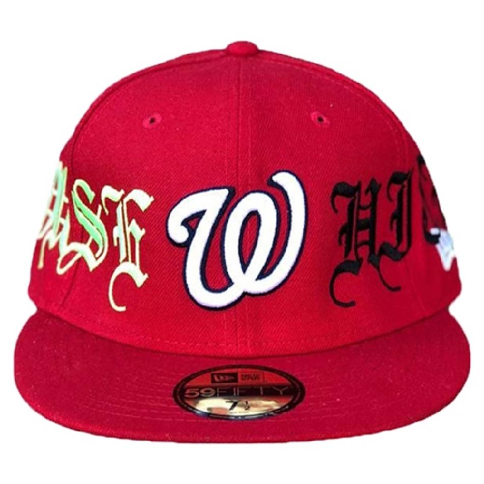 Chapeaux Vlone Washington DC Era Plus Rouge Unisex | DHQX-15903943