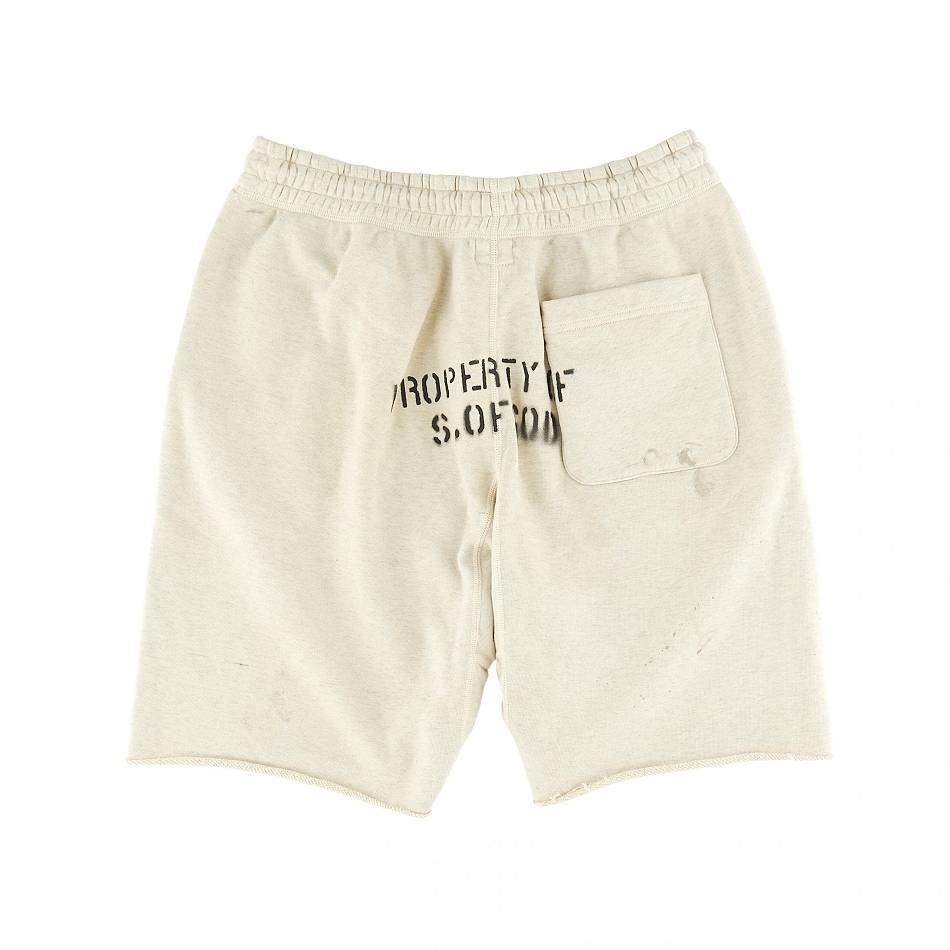 Shorts Vlone Saint M×××××× Beige Hommes | QTBB-20337815