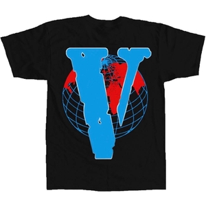 Juicewrld Vlone T Shirts Collaboration rappeurs Noir Unisex | GJBV-86800430