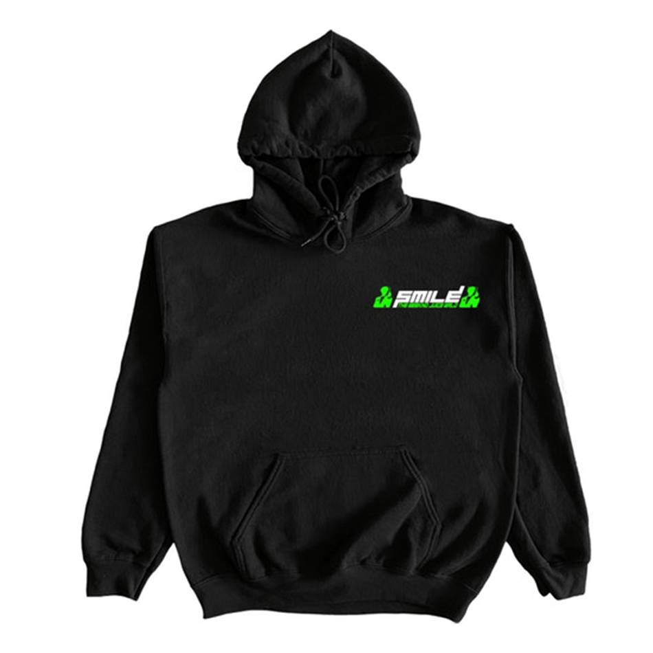 Juicewrld Vlone Double Agent Hoodie Collaboration rappeurs Noir Unisex | RKCG-32743980