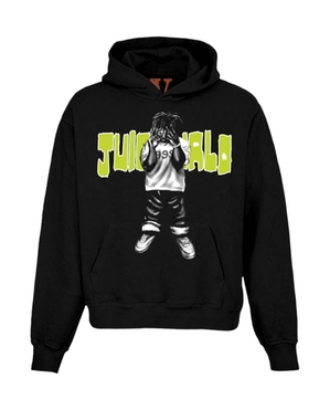 Juicewrld Vlone Moty Hoodie Collaboration rappeurs Noir Unisex | JHTB-02261439