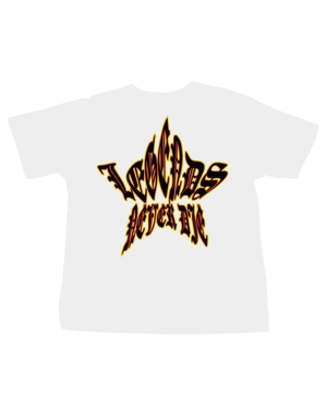 Juicewrld Vlone Legend Tee Collaboration rappeurs Blanche Unisex | KRAM-78069819