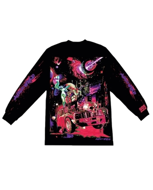 Juicewrld Vlone Galaxy Long Sleeve Collaboration rappeurs Multicolore Unisex | SEDS-45043239