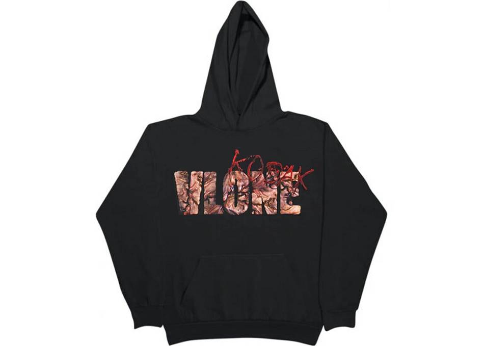 Kodak-Black Vlone Vlonekb Hoodie Collaboration rappeurs Noir Unisex | BEAO-13511159