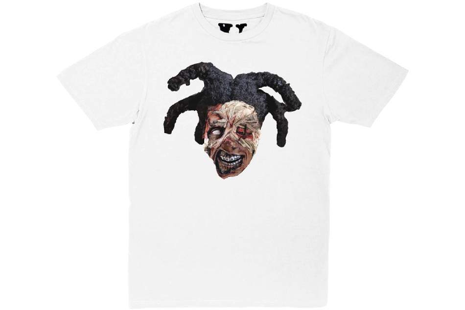 Kodak-Black Vlone Zombie T-Shirt Collaboration rappeurs Blanche Unisex | BTJB-60961746