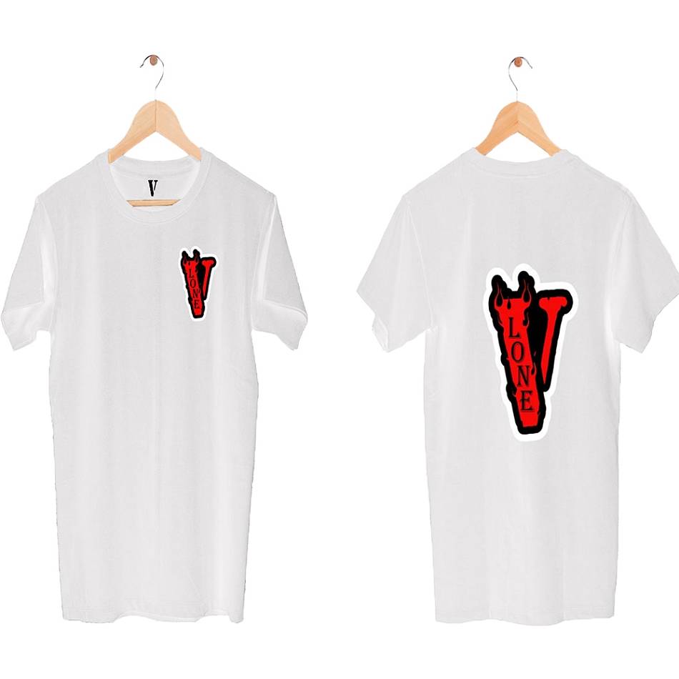 Nav Vlone Staple Mode T-shirt Collaboration rappeurs Blanche Unisex | HELV-67181183