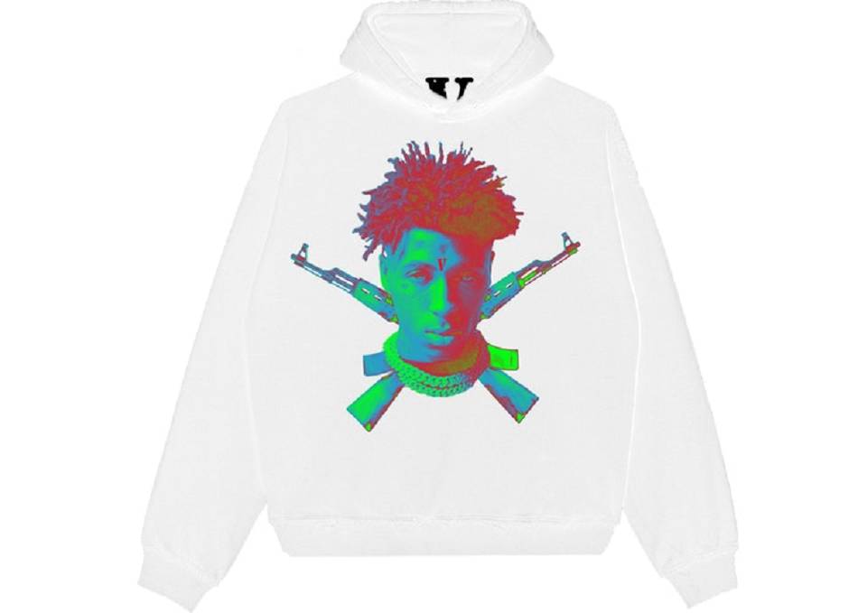 NBA-Youngboy Vlone Sticks Hoodie Collaboration rappeurs Blanche Unisex | HBPW-21284903