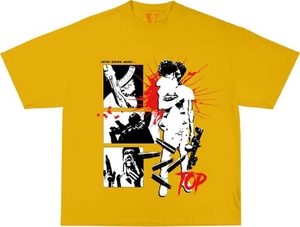 NBA-Youngboy Vlone House Arrest Tee Collaboration rappeurs Jaune Unisex | STAM-84631548