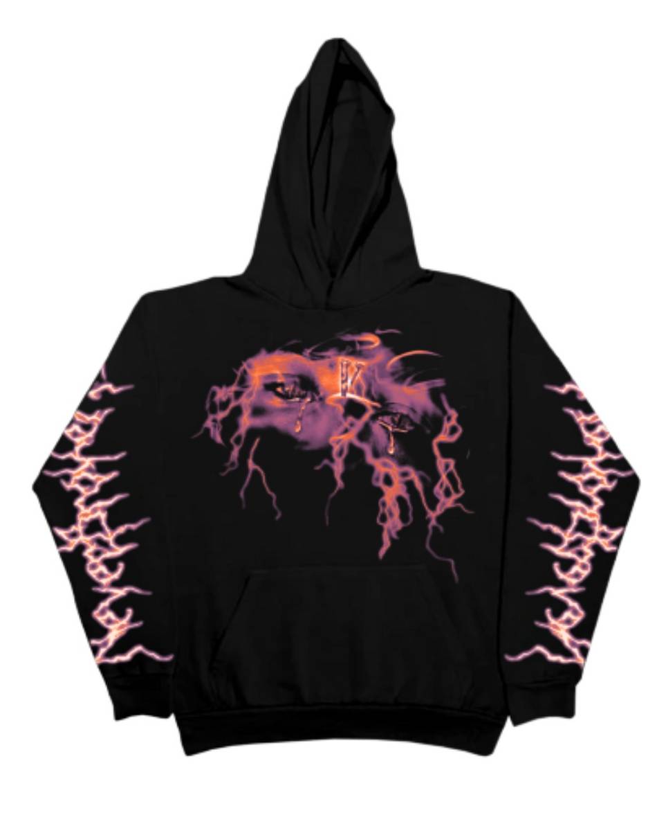 NBA-Youngboy Vlone Neverbrokeagain Eyes Hoody Collaboration rappeurs Noir Unisex | SOTF-14273979