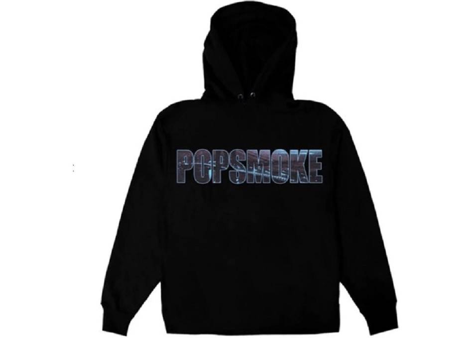 Pop-Smoke Vlone Wraith Hoodie Collaboration rappeurs Noir Unisex | TIOR-63374928