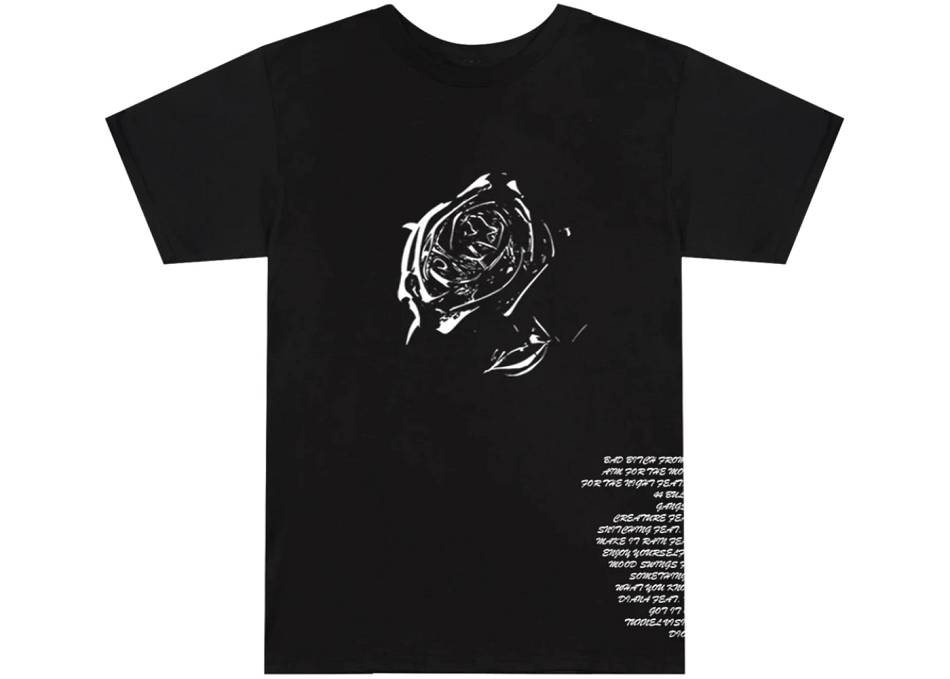 Pop-Smoke Vlone Tracklist Tee Collaboration rappeurs Noir Unisex | AMUM-72193118