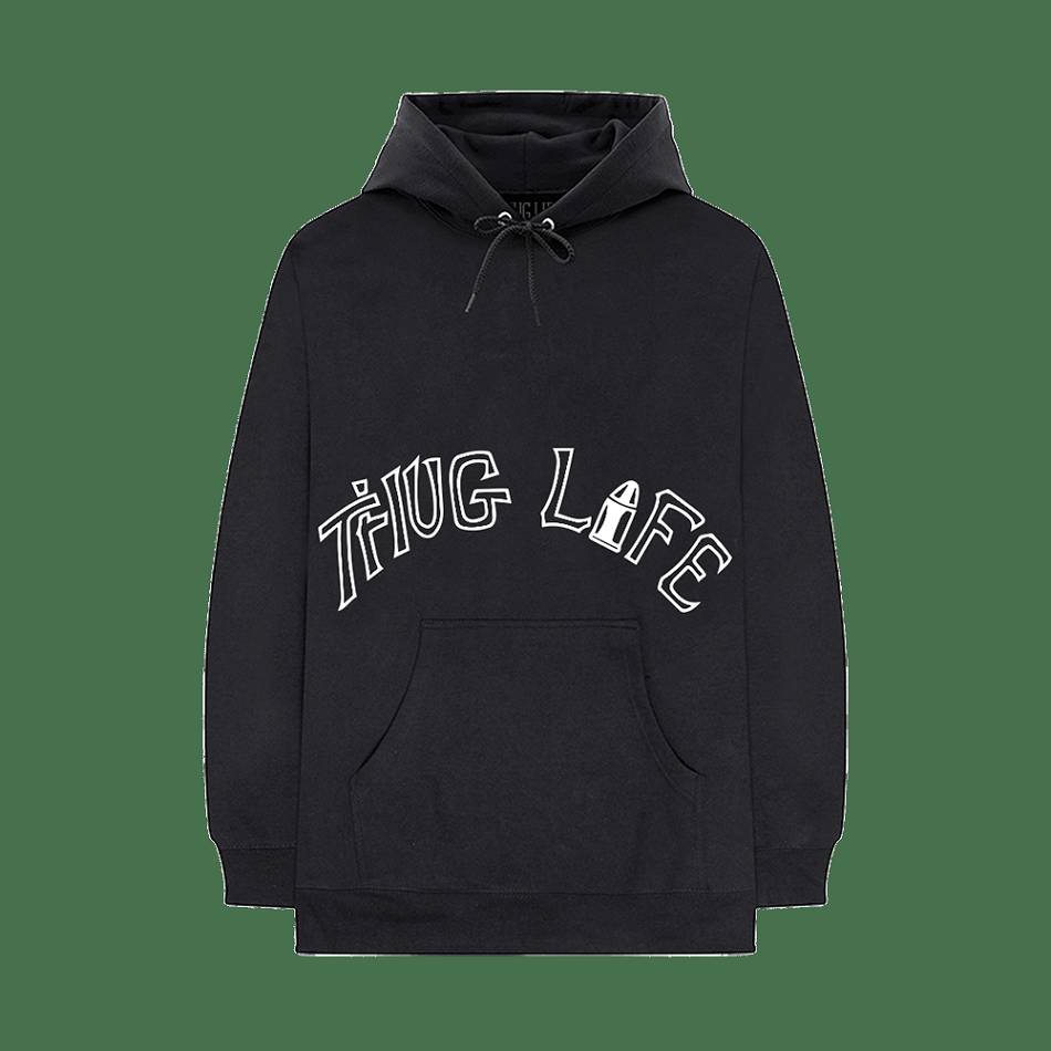 Tupac-Shakur Vlone Thug Life Tattoo Hoodie Collaboration rappeurs Noir Unisex | GFSB-20048326