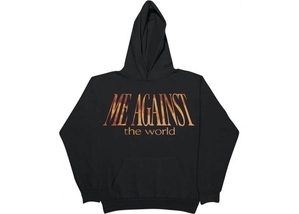 Tupac-Shakur Vlone ME AGAINST the world Hoodie Collaboration rappeurs Noir Unisex | MRQS-04150108