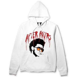 The-Weeknd Vlone AFter Hours l Afro Hoodie Collaboration rappeurs Blanche Unisex | ADCI-20297630