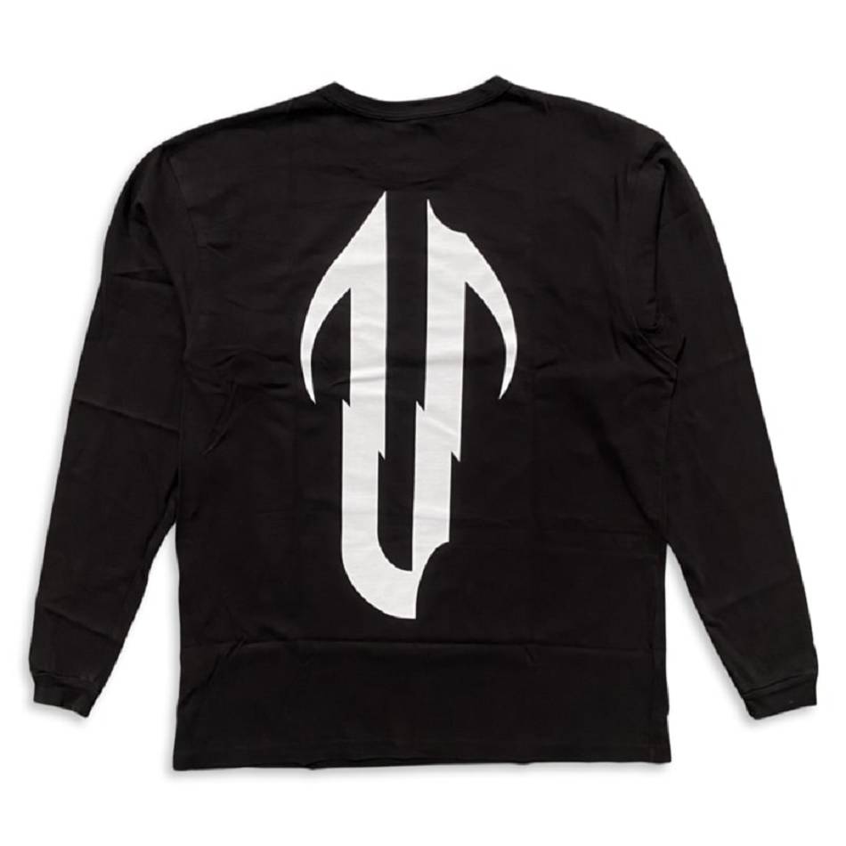 Manche longue Vlone Volume Shirt Vente chaude Noir Unisex | GTXA-86874075