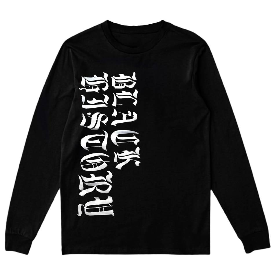 Manche longue Vlone History Vente chaude Noir Unisex | ASKK-26609112