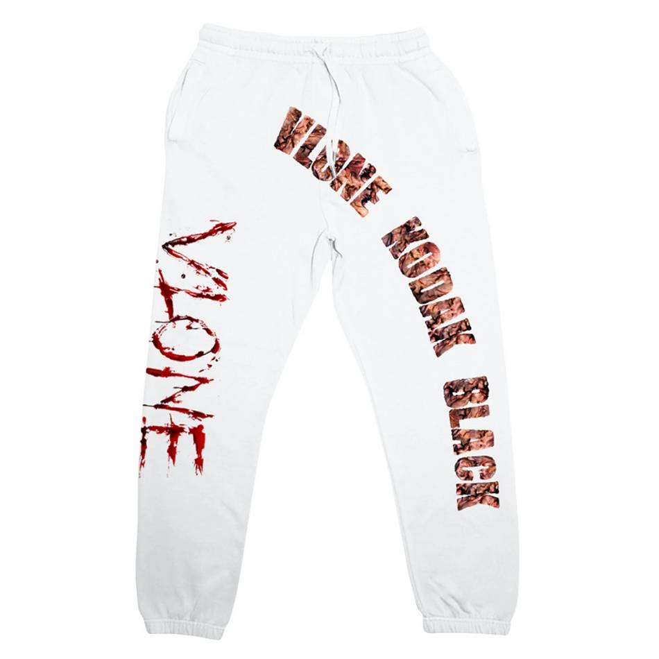 Pantalon Vlone Kodak Zombie Vente chaude Blanche Unisex | FHBH-87860472