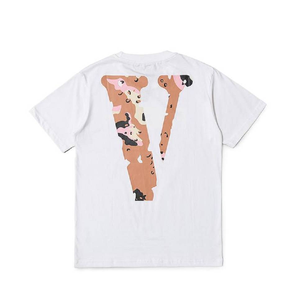 T Shirts Vlone FRIENDS Desert Camo Exclusive Vente chaude Blanche Unisex | QCCB-08459375