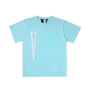 T Shirts Vlone Turquoise Vente chaude Turquoise Bleu Unisex | OGER-45007089