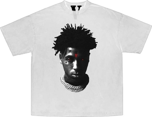 T Shirts Vlone Youngboy Nba Reaper Child Vente chaude Blanche Unisex | AENN-54843729