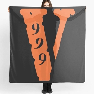 écharpe Vlone 999 Logo Noir Femmes | CWNG-15857850